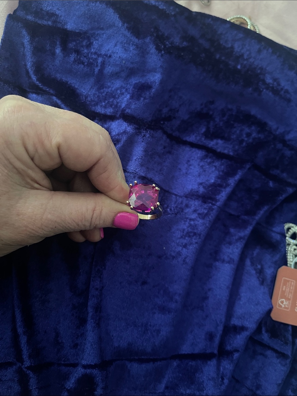 Pink Statement Ring - Women Jewelry